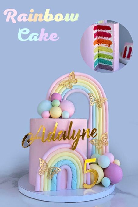 Recette Rainbow Cake